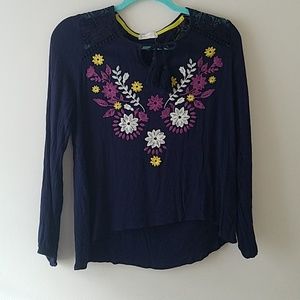 Altar'd State floral embroidered top.